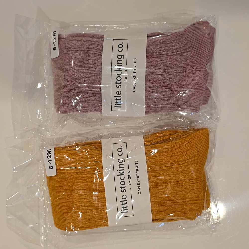 LITTLE STOCKING CO NWT tights 6-12m